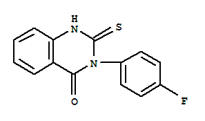 3-(4-氟苯基)-2-硫基氧代-2,3-二氢-1H-喹唑啉-4-酮