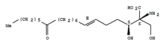 (E,2S,3S)-2-氨基-3-羟基-2-(羟基甲基)-14-氧代二十碳-6-烯酸
