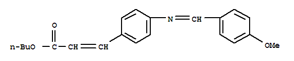 4-[(4-甲氧基苯亚甲基)氨基]肉桂酸丁酯