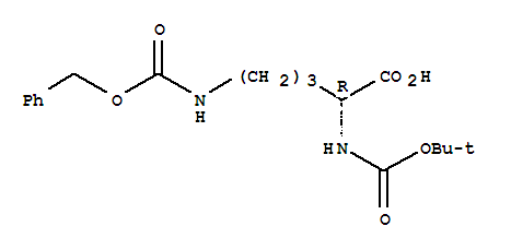 N-叔丁氧羰基-N''-苄氧羰基-D-鸟氨酸