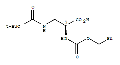 2-(N-Cbz)-3-(N-Boc)-2,3-二氨基丙酸; (2S)-3-(叔丁氧羰基氨基)-2-(苄氧羰基氨基)丙酸