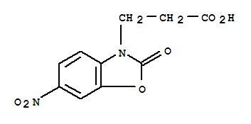 3-(6-硝基-2-氧代-1,3-苯并噁唑-3(2H)-基)丙酸