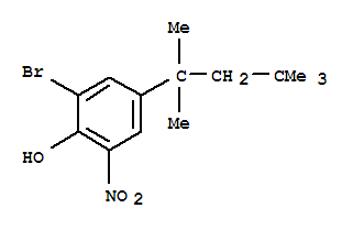 2-溴-6-硝基-4-(1,1,3,3-四甲基丁基)苯酚