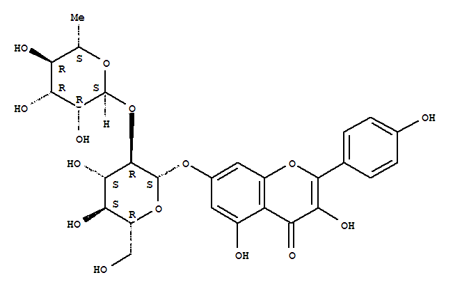 7-[(2-O-α-L-Rhamnopyranosyl-β-D-glucopyranosyl)oxy]-3,4',5-trihydroxyflavone