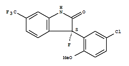 (3R)-3-(5-氯-2-甲氧基苯基)-3-氟-6-(三氟甲基)-1H-吲哚-2-酮
