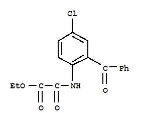 (2-苯甲酰基-4-氯苯胺基)(氧代)乙酸乙酯