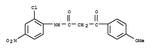 α-(4-甲氧基苯甲酰基)-2-氯-4-硝基乙酰苯胺
