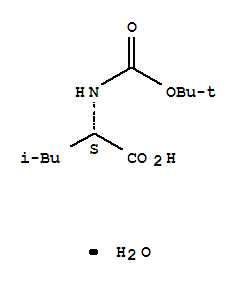 N-叔丁氧羰酰基-亮氨酸一水
