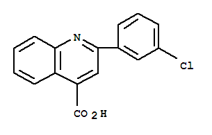 2-(3-氯苯基)喹啉-4-羧酸