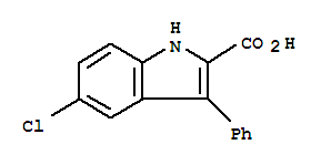 5-氯-3-苯基-1H-吲哚-2-羧酸