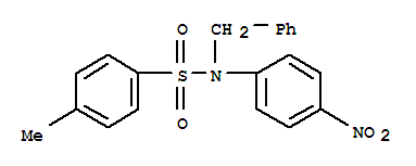 4-甲基-N-(4-硝基苯基)-N-(苯基甲基)-苯磺酰胺