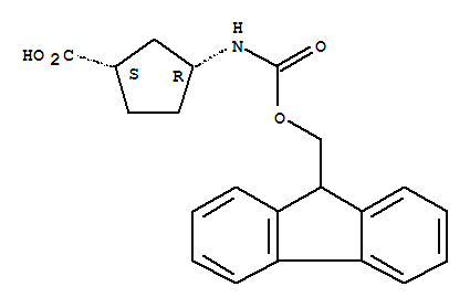 Cyclopentanecarboxylicacid, 3-[[(9H-fluoren-9-ylmethoxy)carbonyl]amino]-, (1S,3R)-