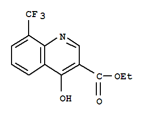 4-羟基-8-三氟甲基喹啉-3-甲酸乙酯