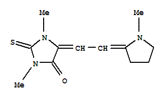 1,3-二甲基-5-[(1-甲基-2-吡咯烷亚基)亚乙基]-2-硫代-4-咪唑啉酮