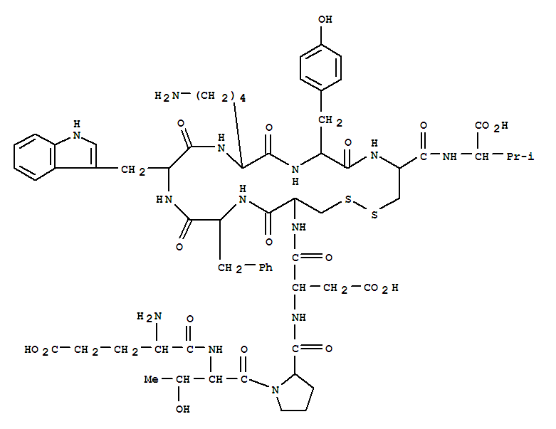 GLU-THR-PRO-ASP-CYS-PHE-TRP-LYS-TYR-CYS-VAL(DISULFIDE BRIDGE:CYS5-CYS10)