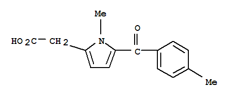 托麦汀; 2-[1-甲基-5-(4-甲基苯甲酰)吡咯-2-基]乙酸