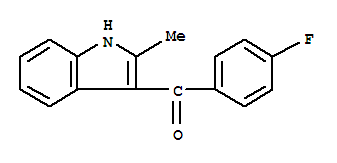 2-甲基-3-(4'-氟苯甲酰基)吲哚