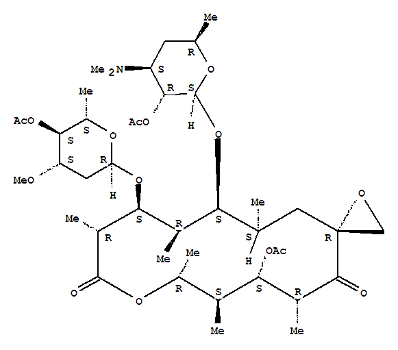 竹桃霉素三乙酸酯