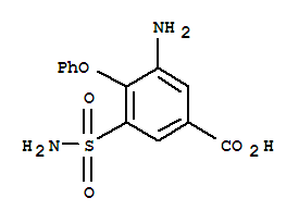 3-氨基-5-(氨基磺酰基)-4-苯氧基苯甲酸