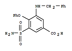 3-(苄基氨基)-4-苯氧基-5-氨基磺酰基苯甲酸