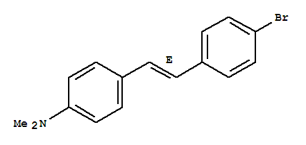 4-[(E)-2-(4-溴苯基)乙烯基]-N,N-二甲基-苯胺