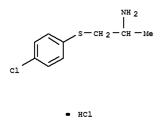 1-((4-氯苯基)硫代)-2-丙胺盐酸盐
