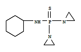 N-[二(氮丙啶-1-基)硫代膦酰]环己胺