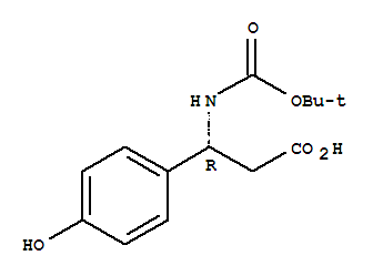 (R)-N-叔丁氧羰基-3-氨基-3-(4-羟基苯基)丙酸