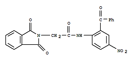 N-(2-苯甲酰基-4-硝基苯基)-1,3-二氢-1,3-二氧代-2H-异吲哚-2-乙酰胺