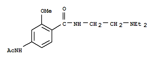 4-乙酰氨基-N-(2-二乙基氨基乙基)-2-甲氧基苯甲酰胺