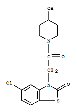 5-氯-3-[2-(4-羟基哌啶-1-基)-2-氧代乙基]-1,3-苯并噻唑-2-酮