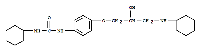 1-环己基-3-[4-[3-(环己基氨基)-2-羟基丙氧基]苯基]脲