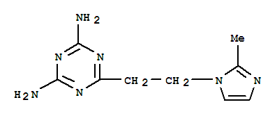2,4-二氨基-6-[2-(2-甲基-1-咪唑)乙基]-1,3,5-三嗪