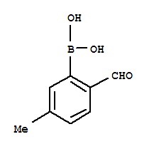 2-醛基-5-甲基苯硼酸； 2-甲酰-5-甲基苯硼酸