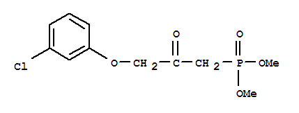 3-(3-氯苯氧基)-2-氧代丙基磷酸二甲酯