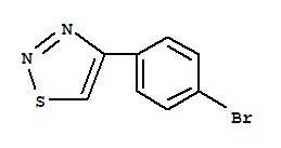4-(4-溴苯基)-1,2,3-噻二唑； 4-(4-溴苯基)-1,2,3-噻二唑