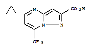 5-环丙基-7-(三氟甲基)吡唑并[1,5-a]嘧啶-2-羧酸