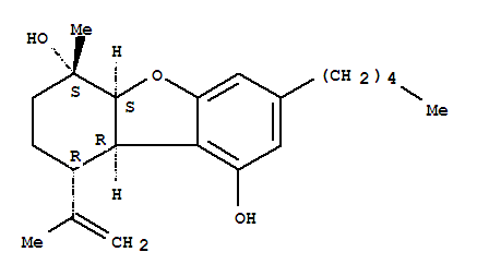 (5aS,6S,9R,9aR)-5a,6,7,8,9,9a-六氢-6-甲基-9-(1-甲基乙烯基)-3-戊基-1,6-二苯并呋喃二醇