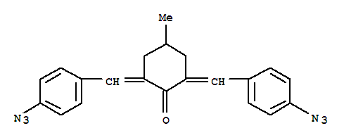 2,6-双(4-叠氮亚苄基)-4-甲基环己酮