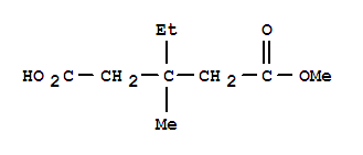 3-乙基-5-甲氧基-3-甲基-5-氧代戊酸