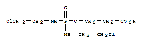 3-[[二[(2-氯乙基)氨基]亚膦酰]氧基]丙酸