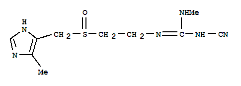 Cimetidine impurity 5/Cimetidine EP Impurity E/Cimetidine Sulfoxide /2-Cyano-1-methyl-3-[2-[[(5-methyl-1H-imidazol-4-yl)methyl]sulfinyl]-ethyl]guanidine ;