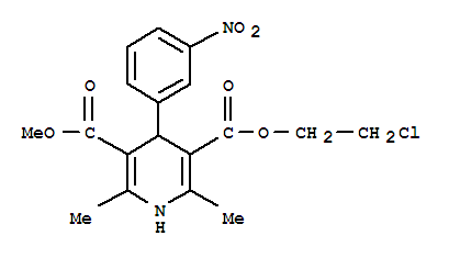 2-氯乙基甲基 1,4-二氢-2,6-二甲基-4-(3-硝基苯基)吡啶-3,5-二羧酸酯