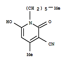 3-氰基-4-甲基-6-羟基-n-己基吡啶酮