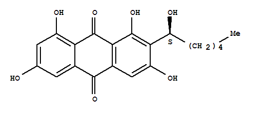1,3,6,8-四羟基-2-(1-羟基己基)-蒽醌