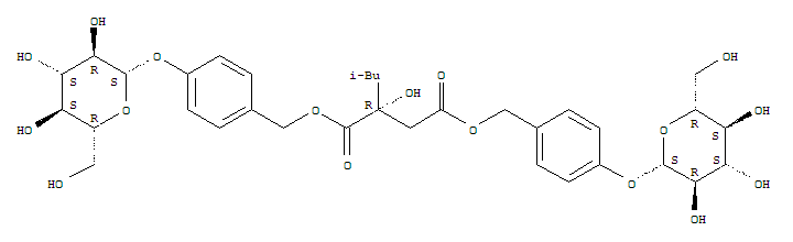 1,4-二[4-(葡萄糖氧)苄基]-2-异丁基苹果酸酯，白及苷