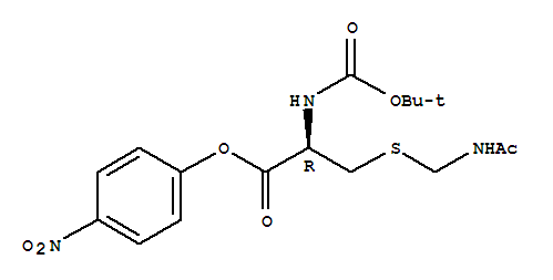 N-叔丁氧羰基-S-((乙酰氨基)甲基)-L-半胱氨酸 4-硝基苯酯