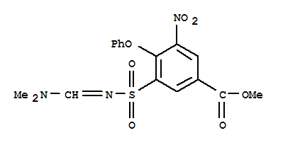 3-[[[(二甲基氨基)亚甲基]氨基]磺酰基]-5-硝基-4-苯氧基苯甲酸甲酯