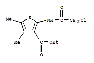 2-(2-氯乙酰基氨基)-4,5-二甲基噻吩-3-羧酸乙酯