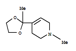 1,2,3,6-四氢-1-甲基-4-(2-甲基-1,3-二氧戊环-2-基)吡啶